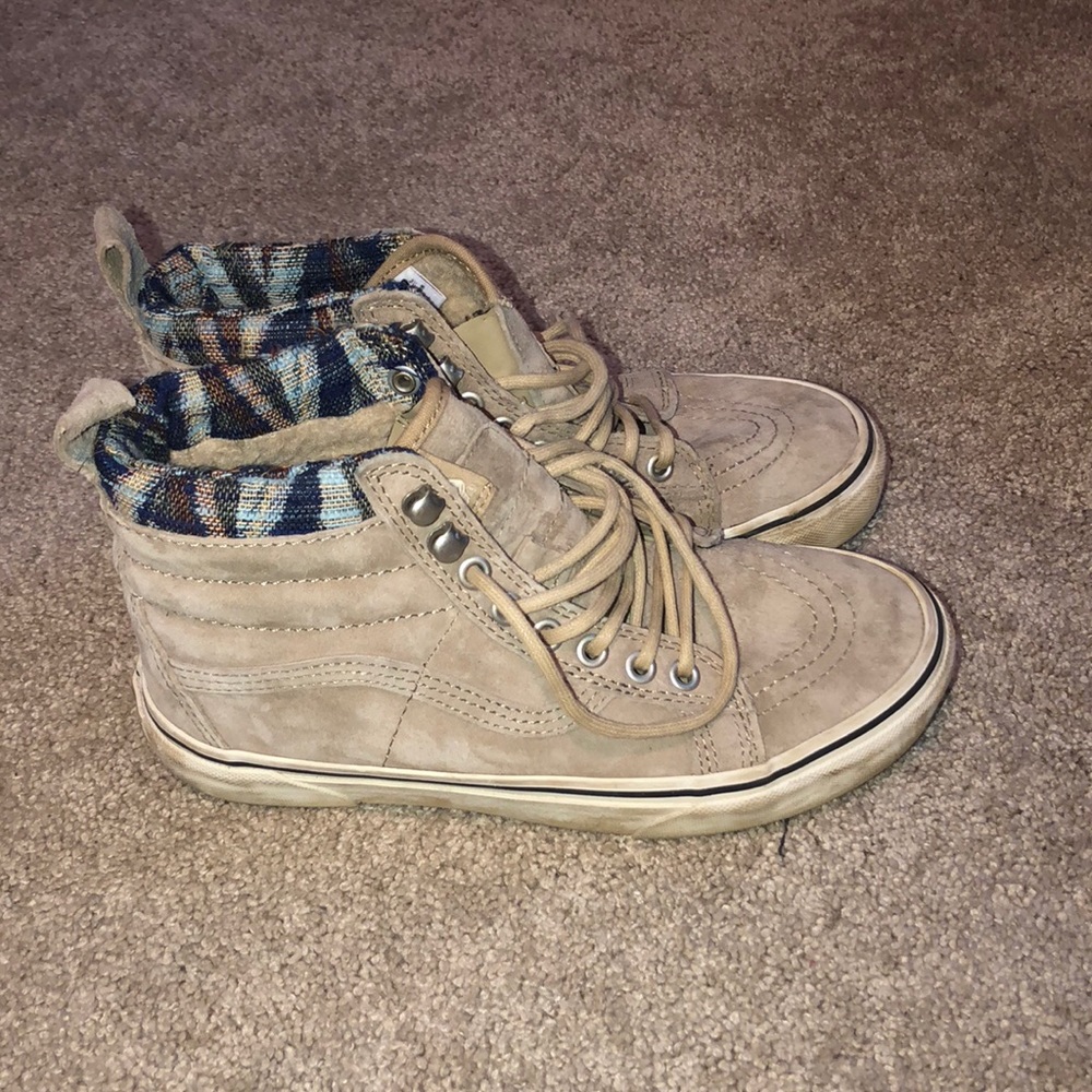 vans suede high tops all weather mte